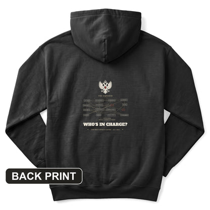 Who's in Charge Back Print Hoodie