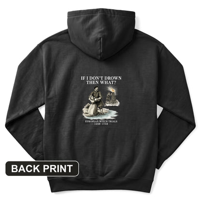 Witch Back Print Hoodie