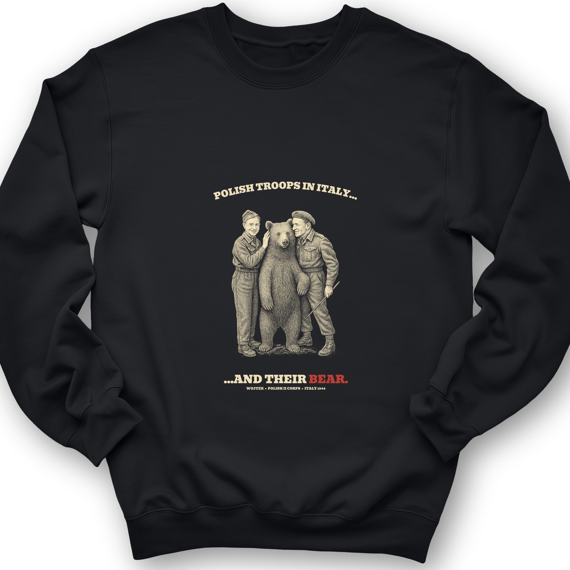 Wojtek Polish Troops Italy Sweatshirt