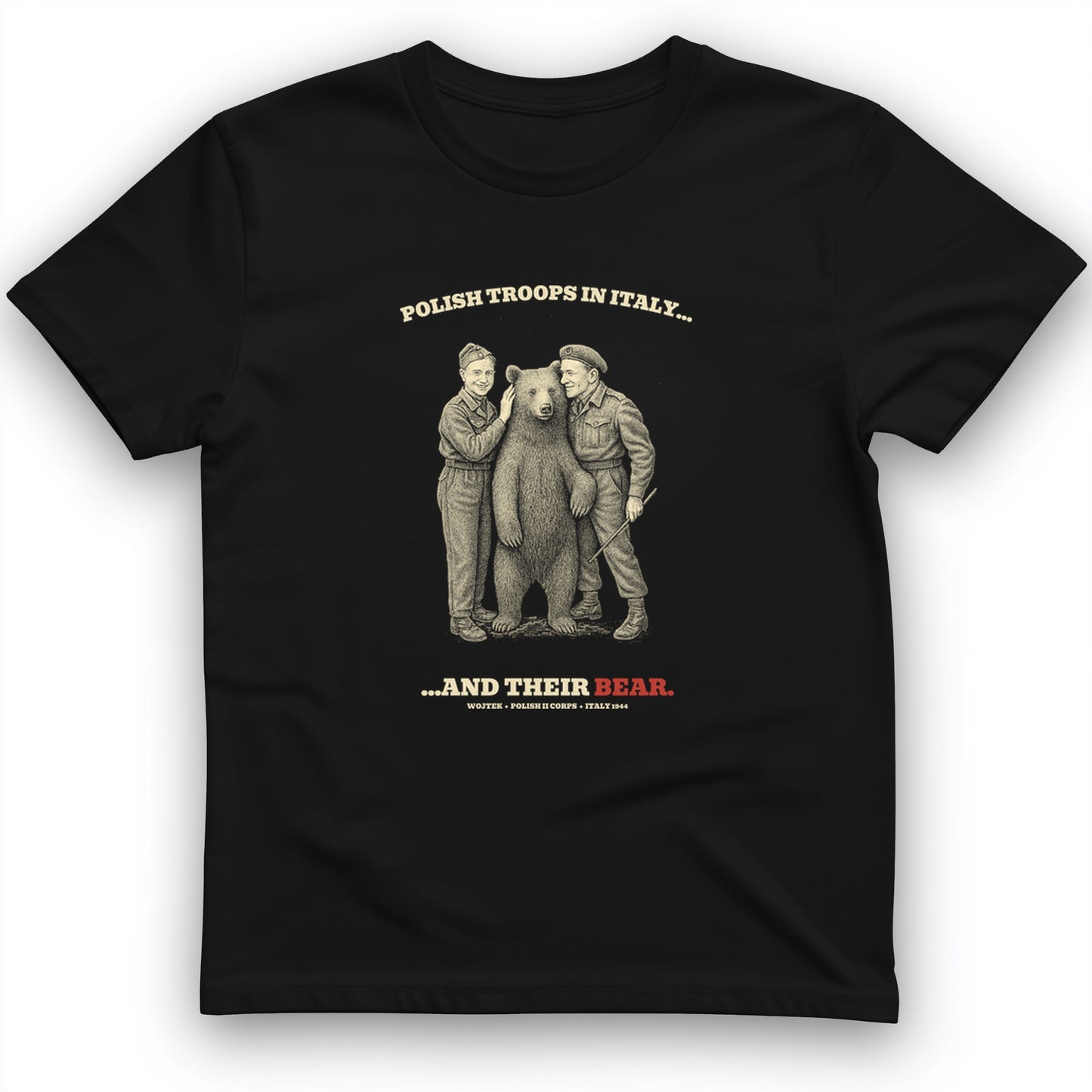 Wojtek Polish Troops Italy T-Shirt