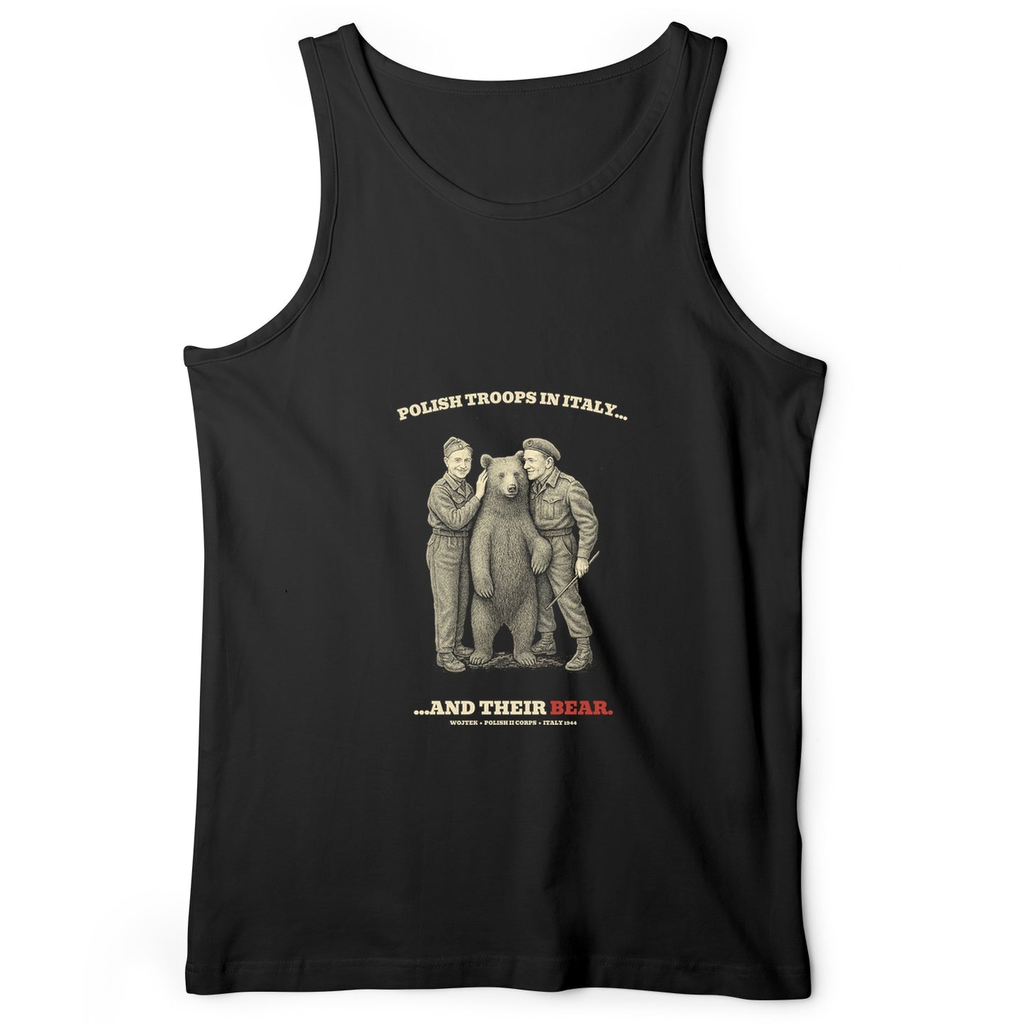 Wojtek Polish Troops Italy Tank Top