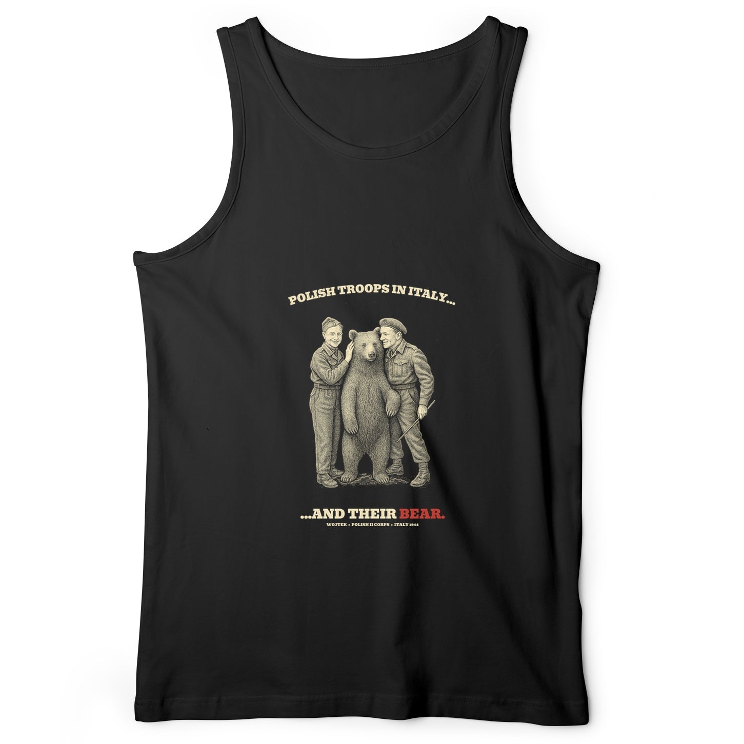 Wojtek Polish Troops Italy Tank Top