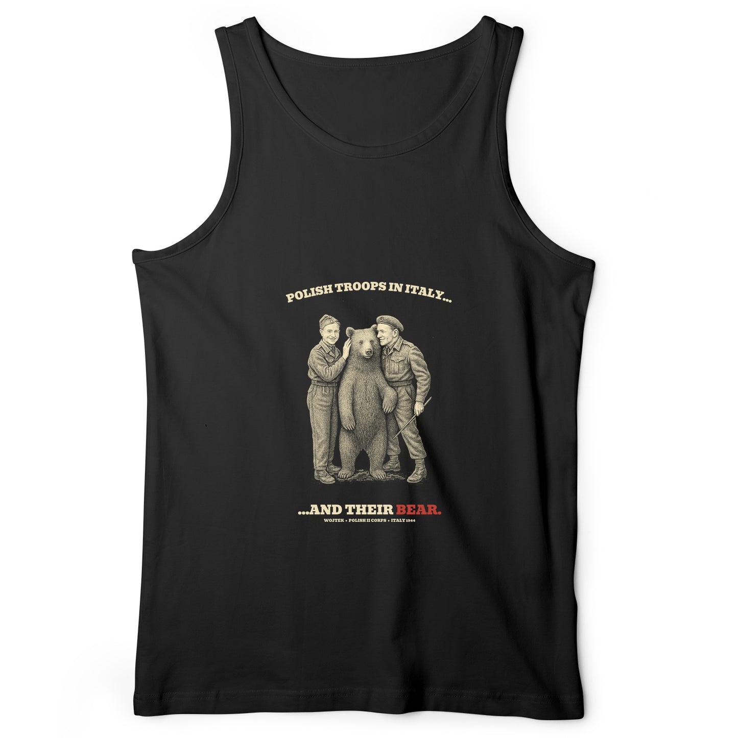 Wojtek Polish Troops Italy Tank Top