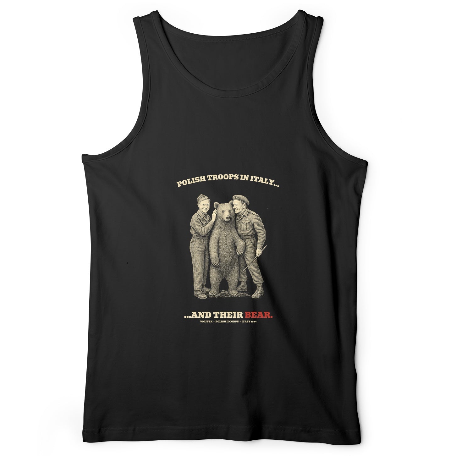 Wojtek Polish Troops Italy Tank Top
