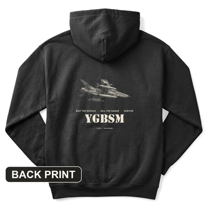 YGBSM Wild Weasel Back Print Hoodie