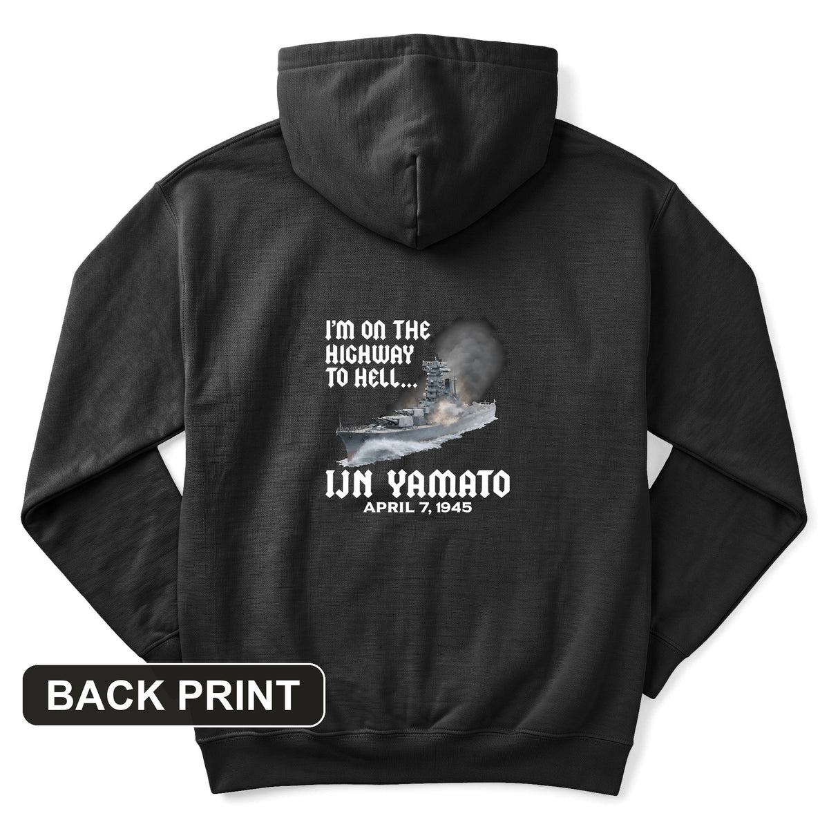 Yamato Back Print Hoodie