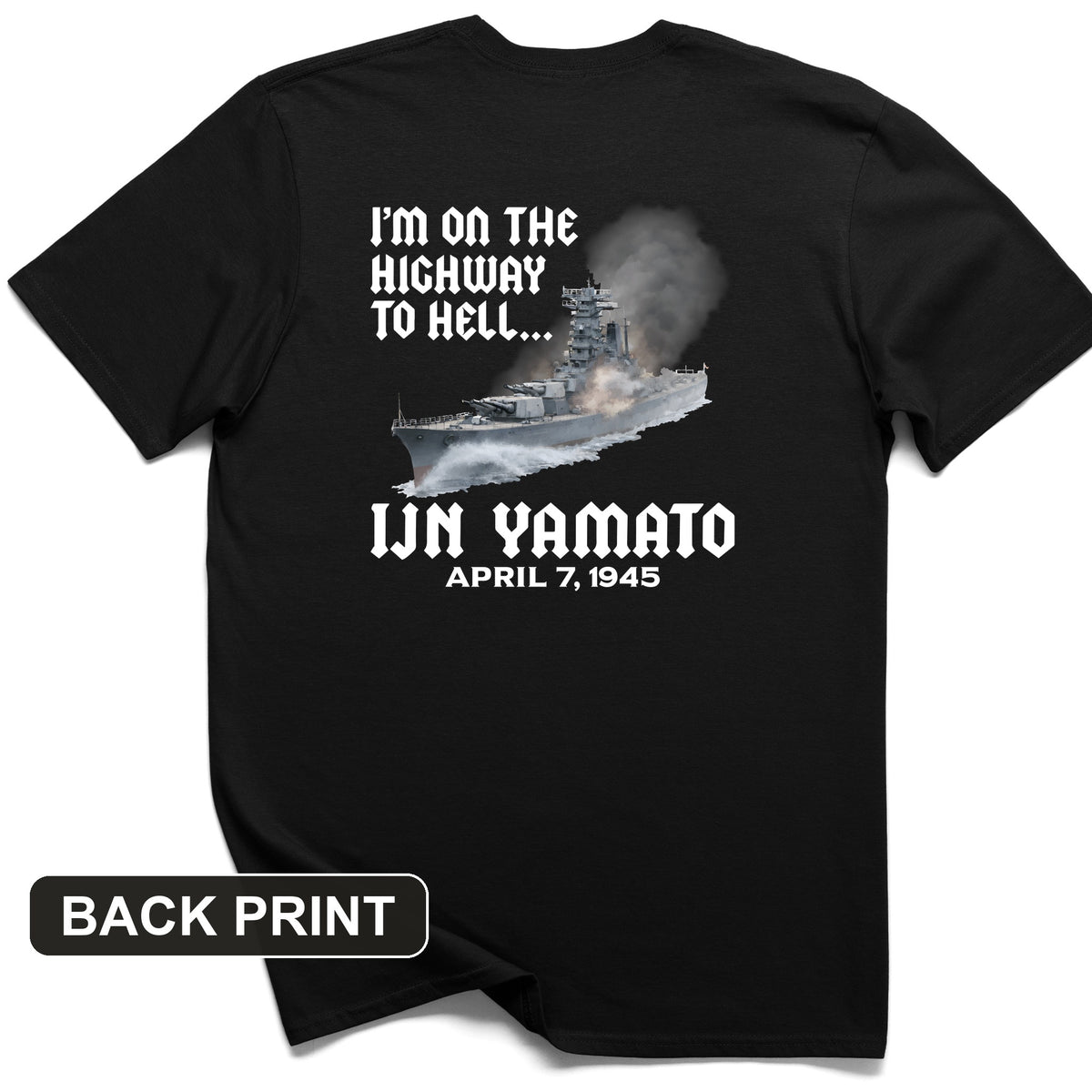 Yamato Back Print T-Shirt
