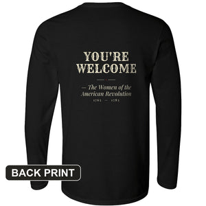 You're Welcome Back Print Long Sleeve T-Shirt