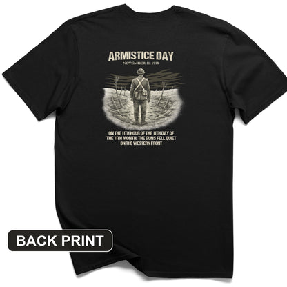 Armistice Day Back Print T-Shirt