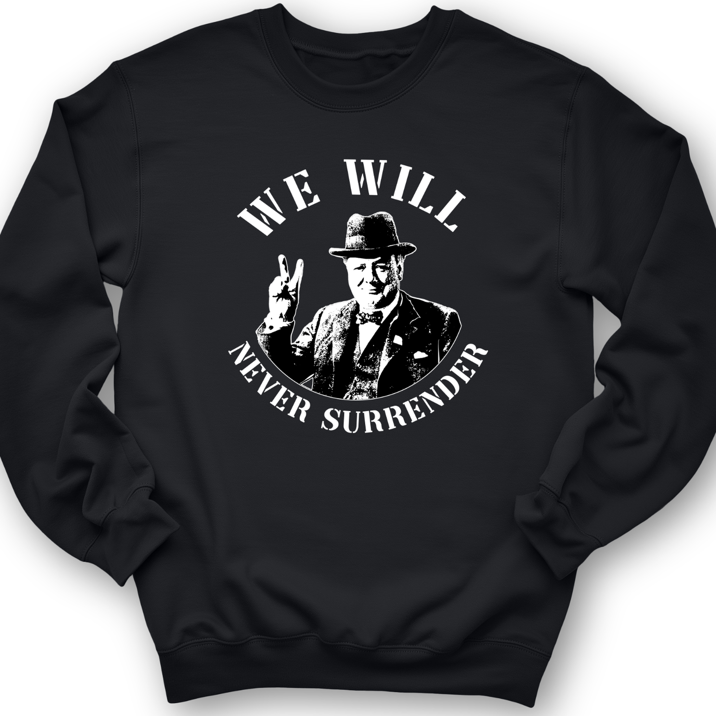 We Will Never Surrender Crewneck