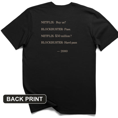 Blockbuster Back Print T-Shirt
