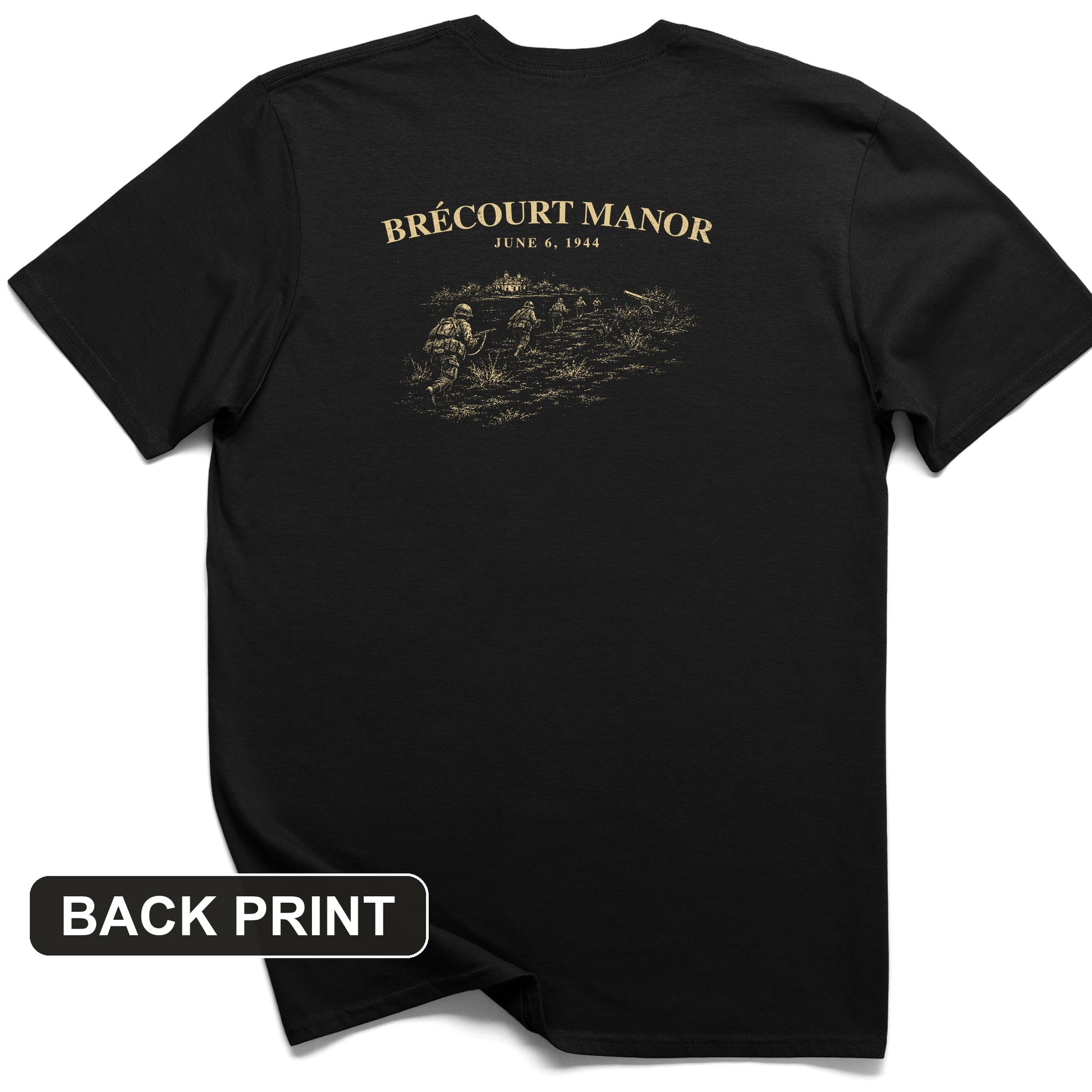 Brecourt Manor Back Print T-Shirt