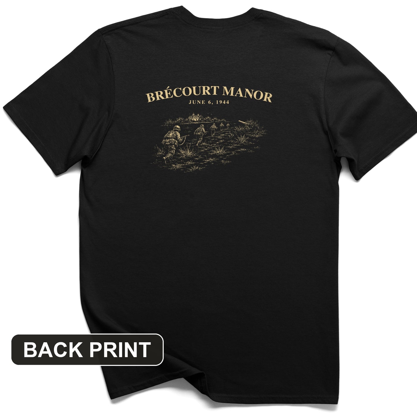 Brecourt Manor Back Print T-Shirt