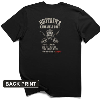 Britain's Farewell Tour Back Print T-Shirt