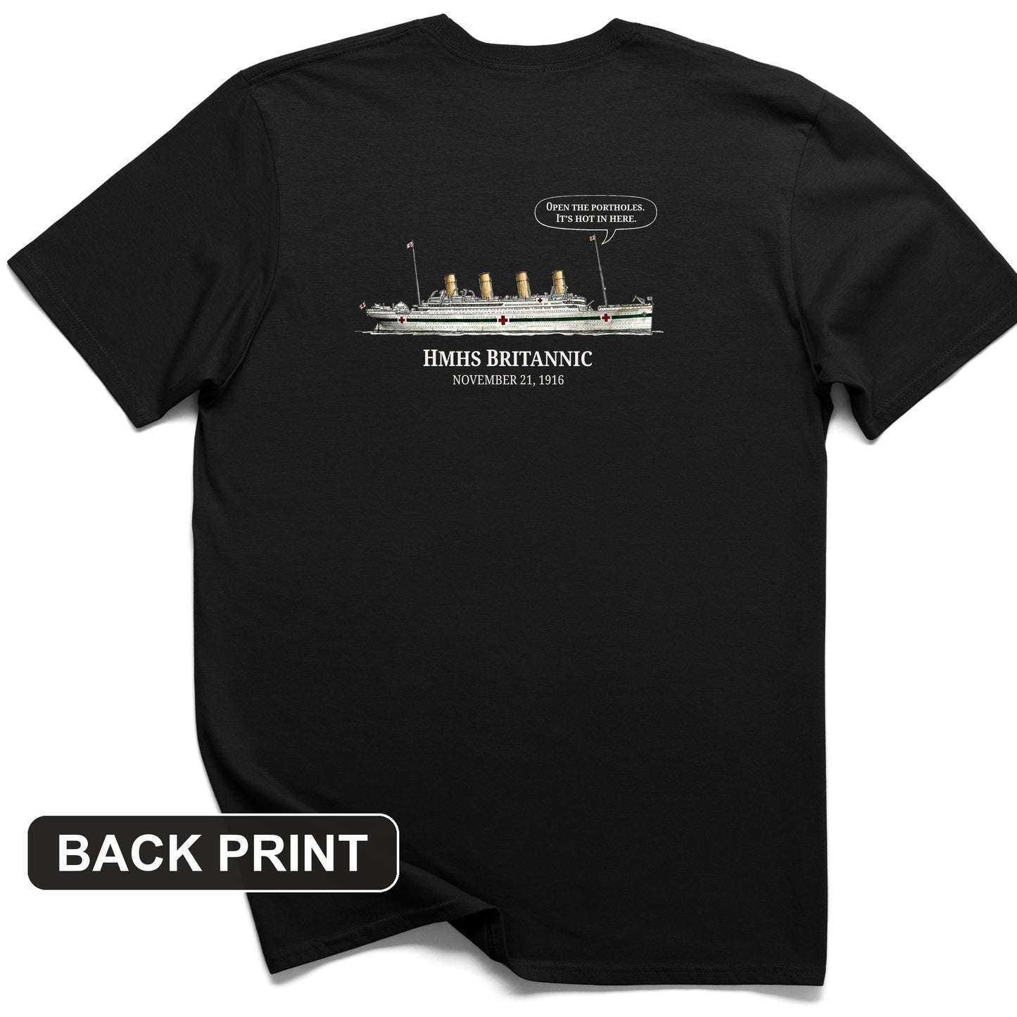 Britannic Back Print T-Shirt