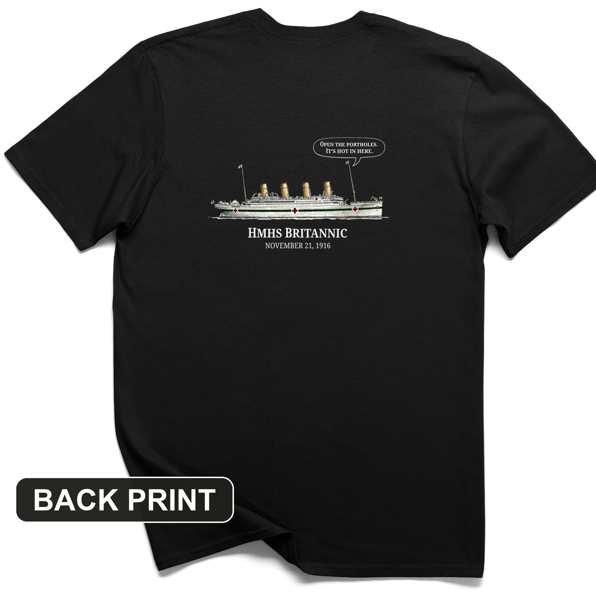 Britannic Back Print T-Shirt
