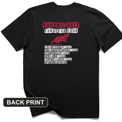 Bubonic Rats World Tour Back Print T-Shirt