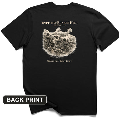 Bunker Hill Back Print T-Shirt