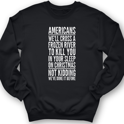 Cross A River on XMas Crewneck