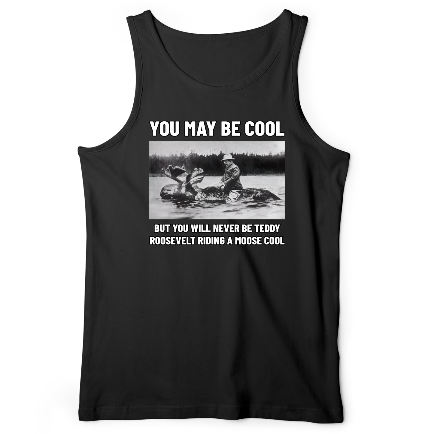 Teddy Riding Moose Tank