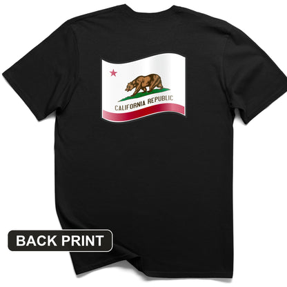 California Republic Back Print T-Shirt