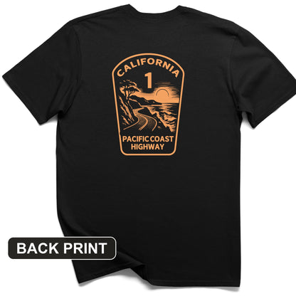 California Back Print T-Shirt