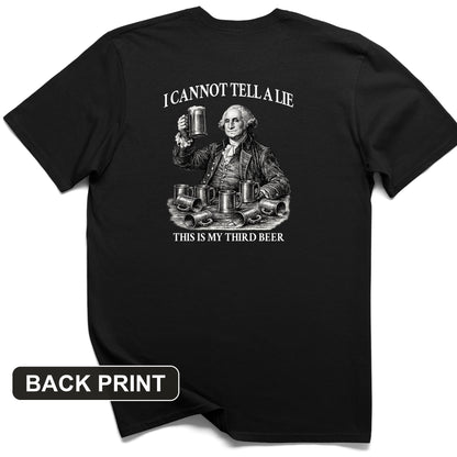 Cannot Tell a Lie Back Print T-Shirt