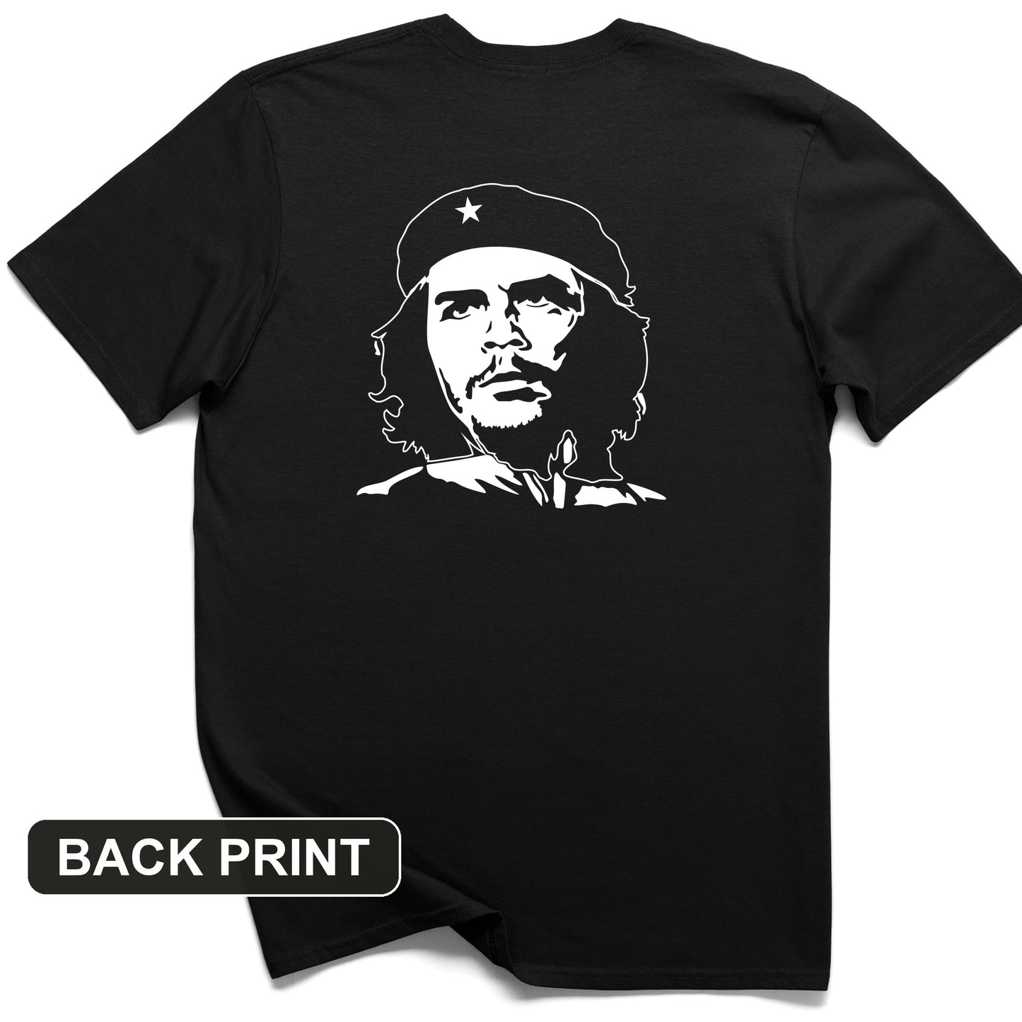 Che Guevara B&W Back Print T-Shirt
