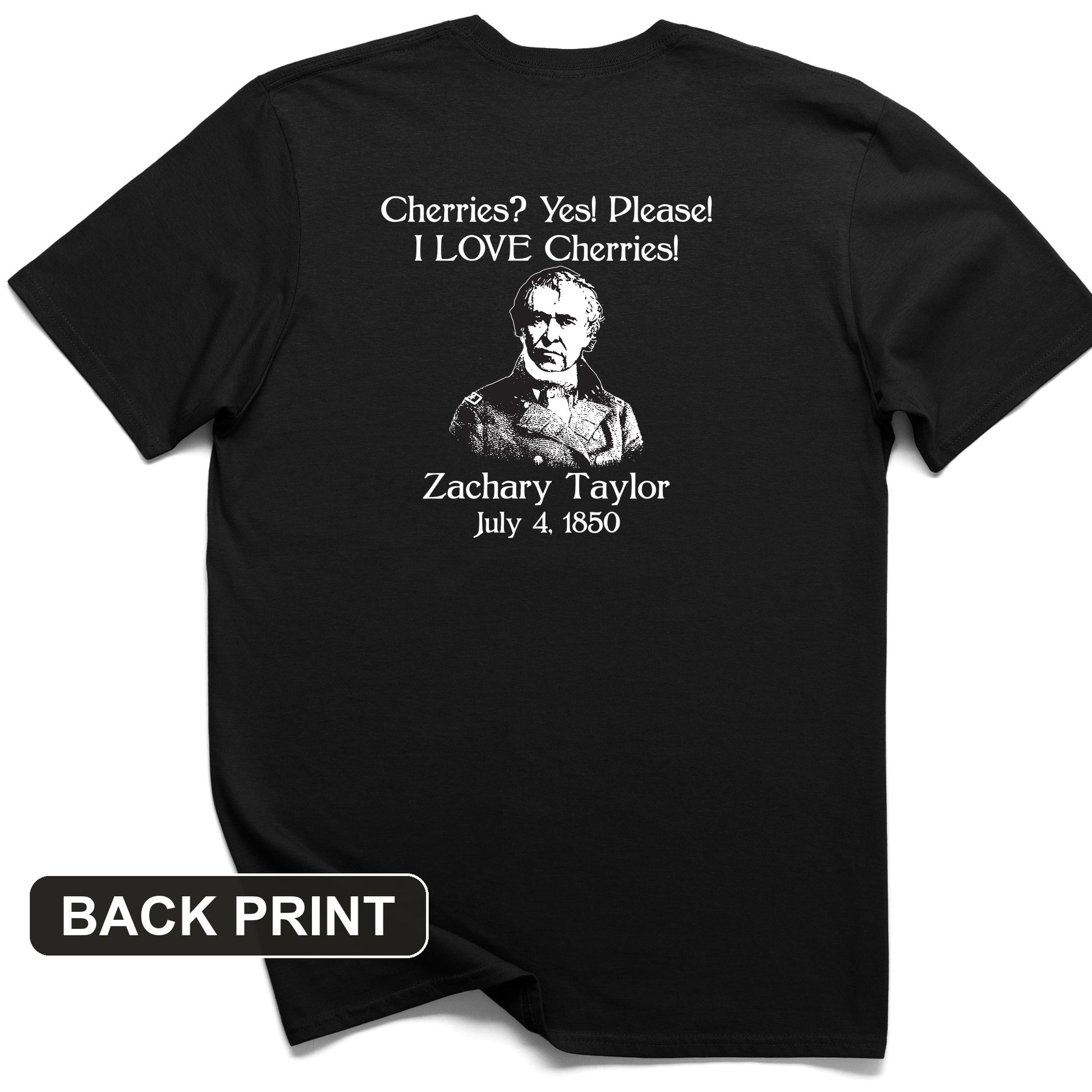 Cherries Back Print T-Shirt