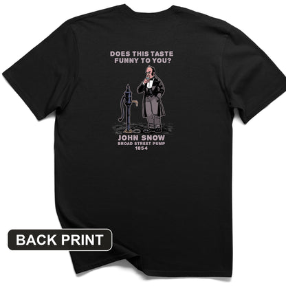Cholera Fountain Back Print T-Shirt