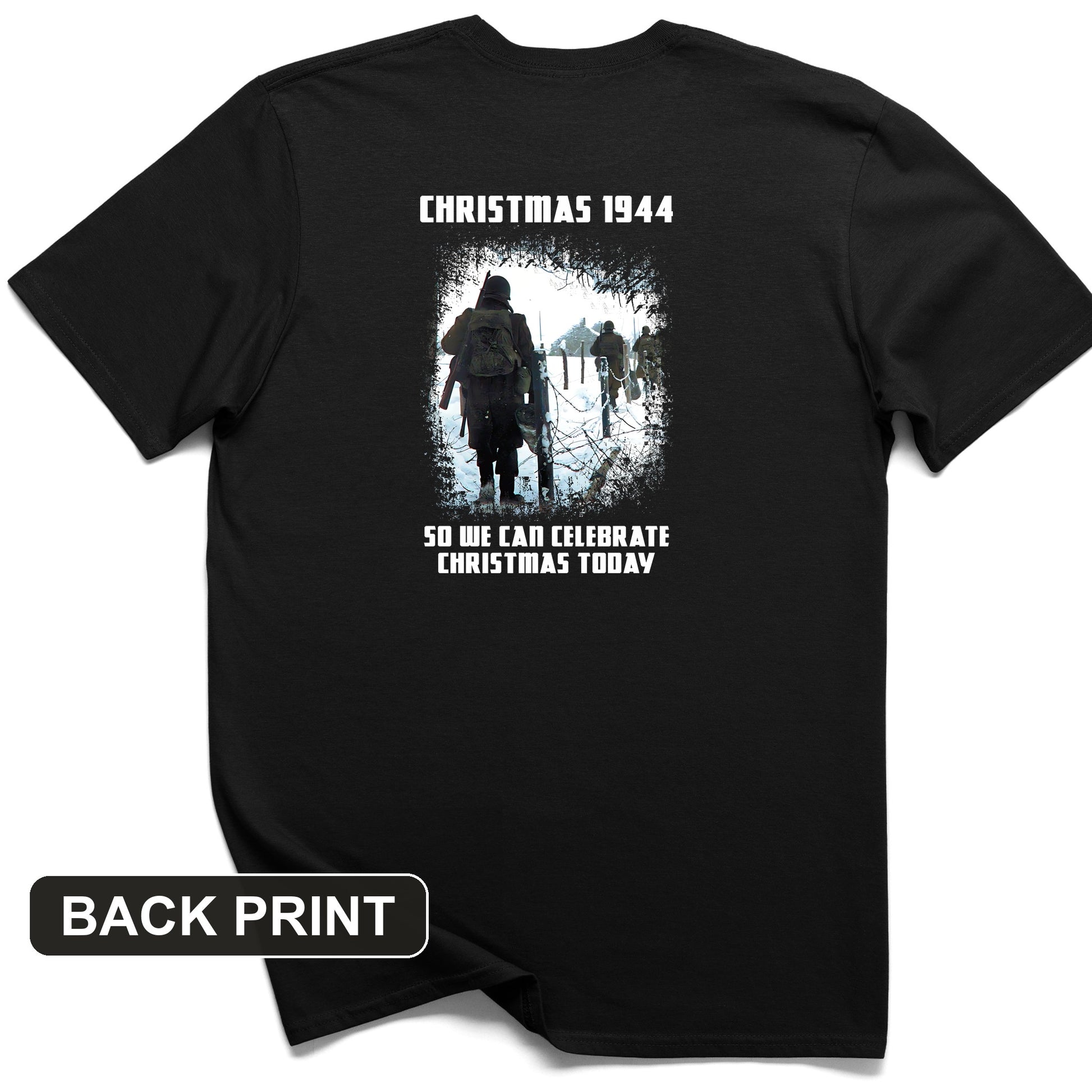 Christmas 1944 Back Print T-Shirt