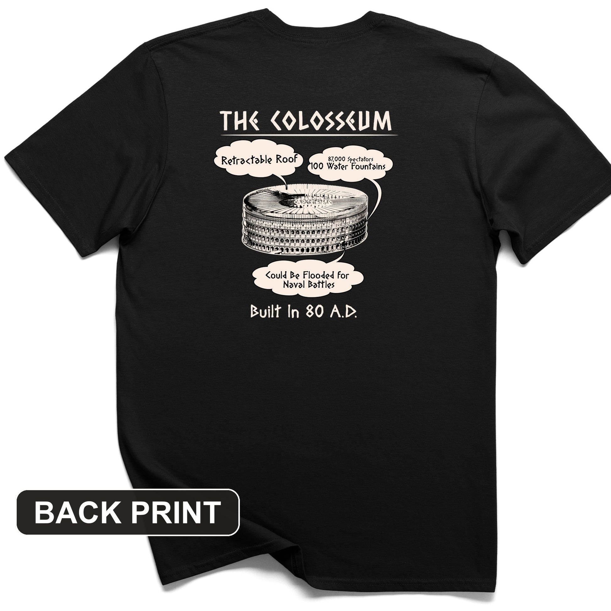 Colosseum Back Print T-Shirt