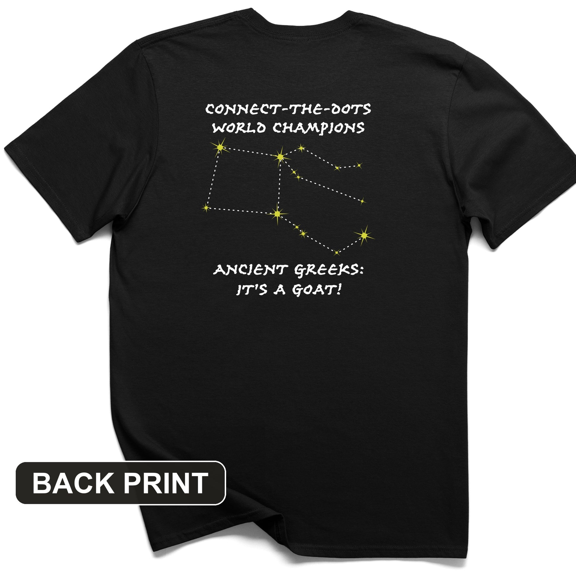 Connect The Dots Back Print T-Shirt