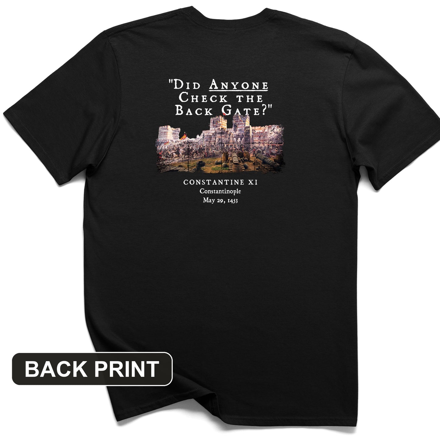 Constantinople Back Print T-Shirt