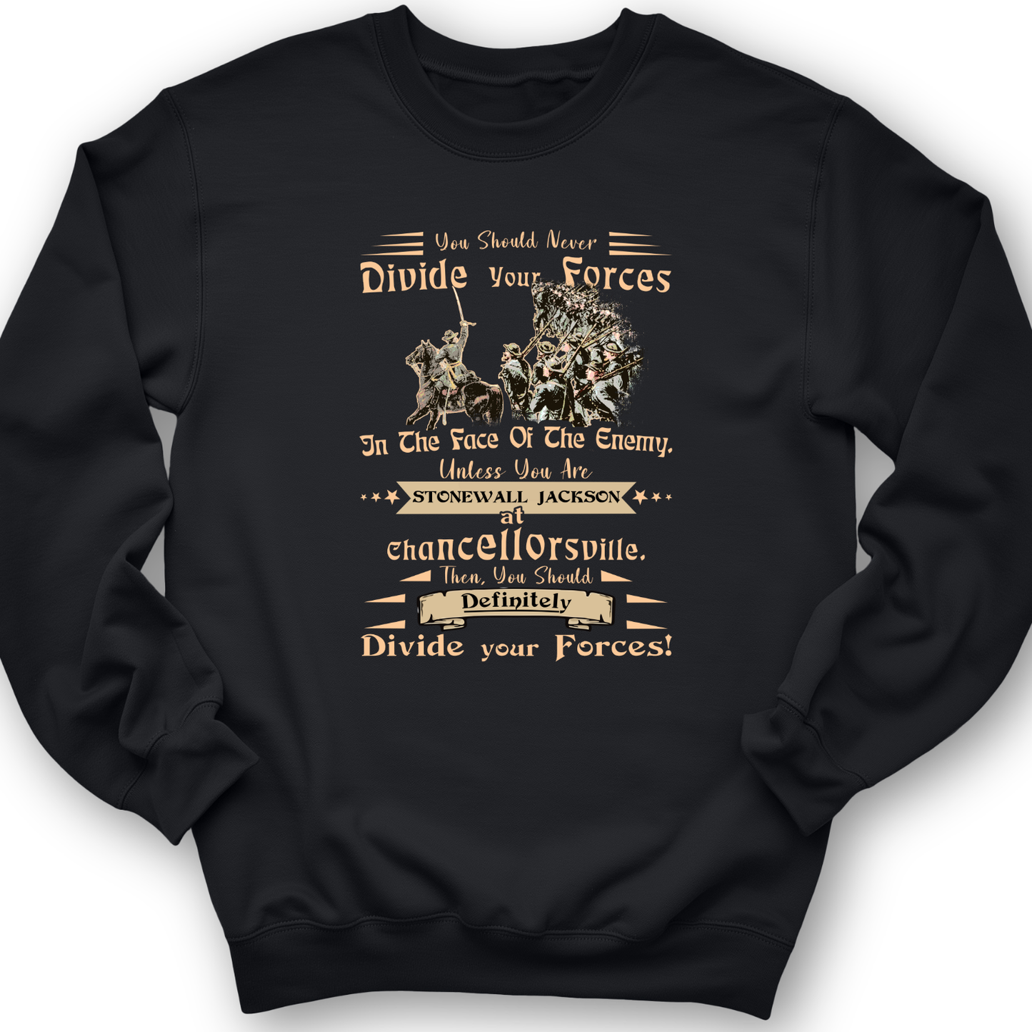 Dividing Forces Crewneck