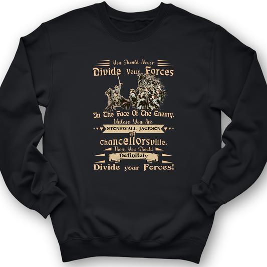 Dividing Forces Crewneck