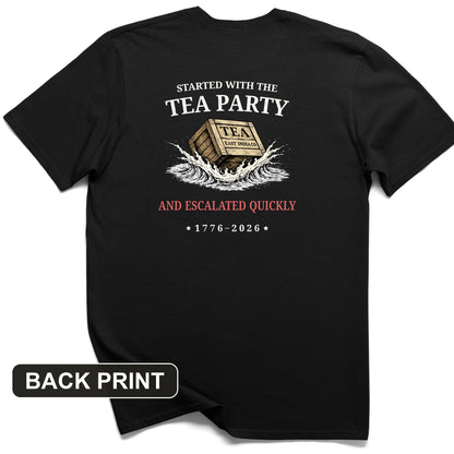 Escalated Quickly Back Print T-Shirt