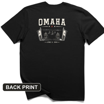 Exit Landing Craft Back Print T-Shirt