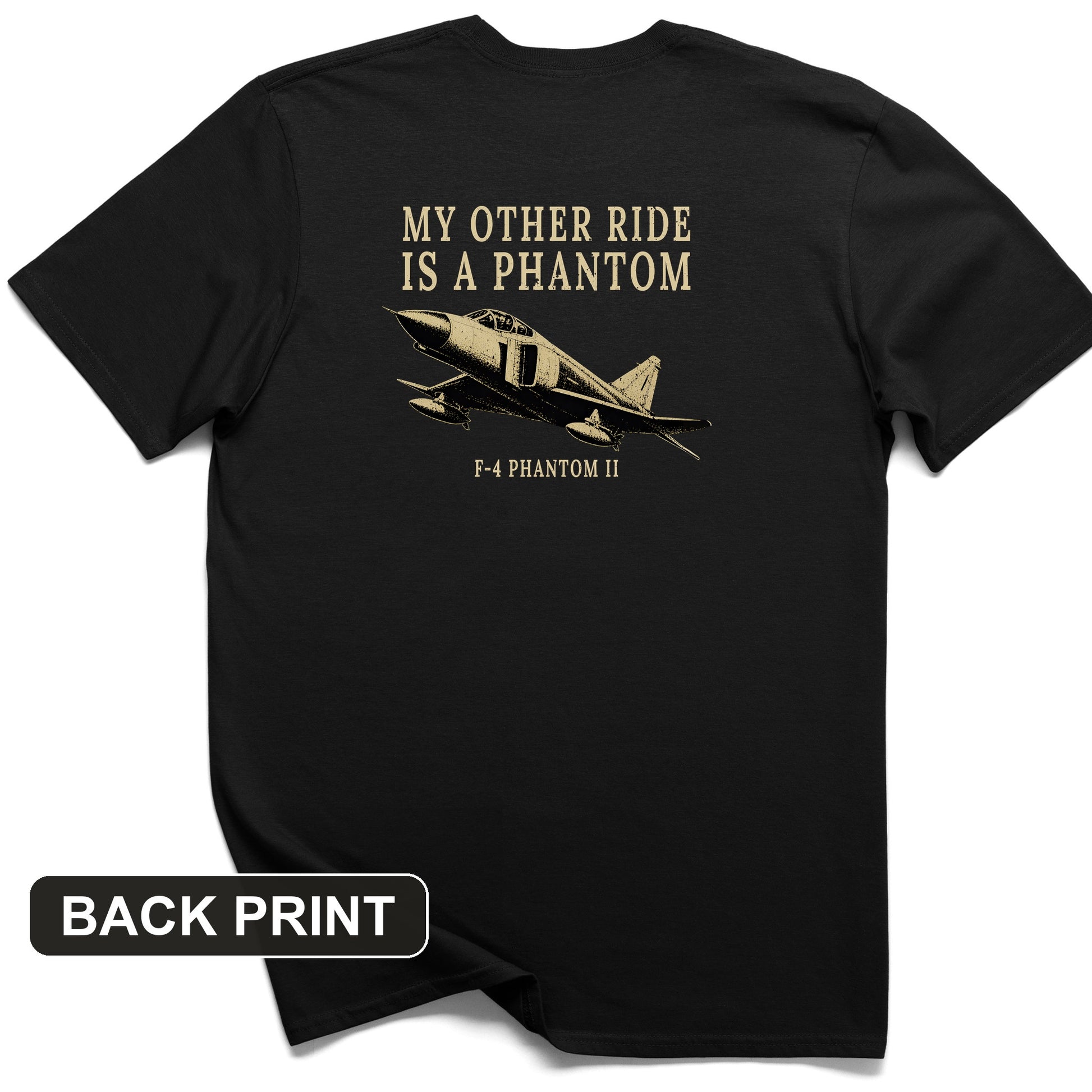 F-4 Phantom Back Print T-Shirt