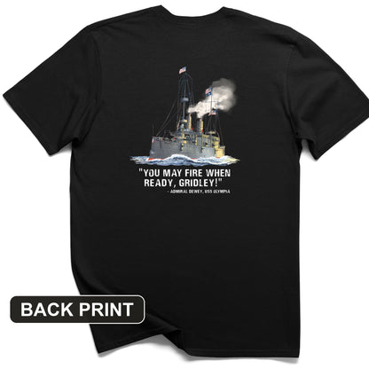 Fire When Ready Back Print T-Shirt