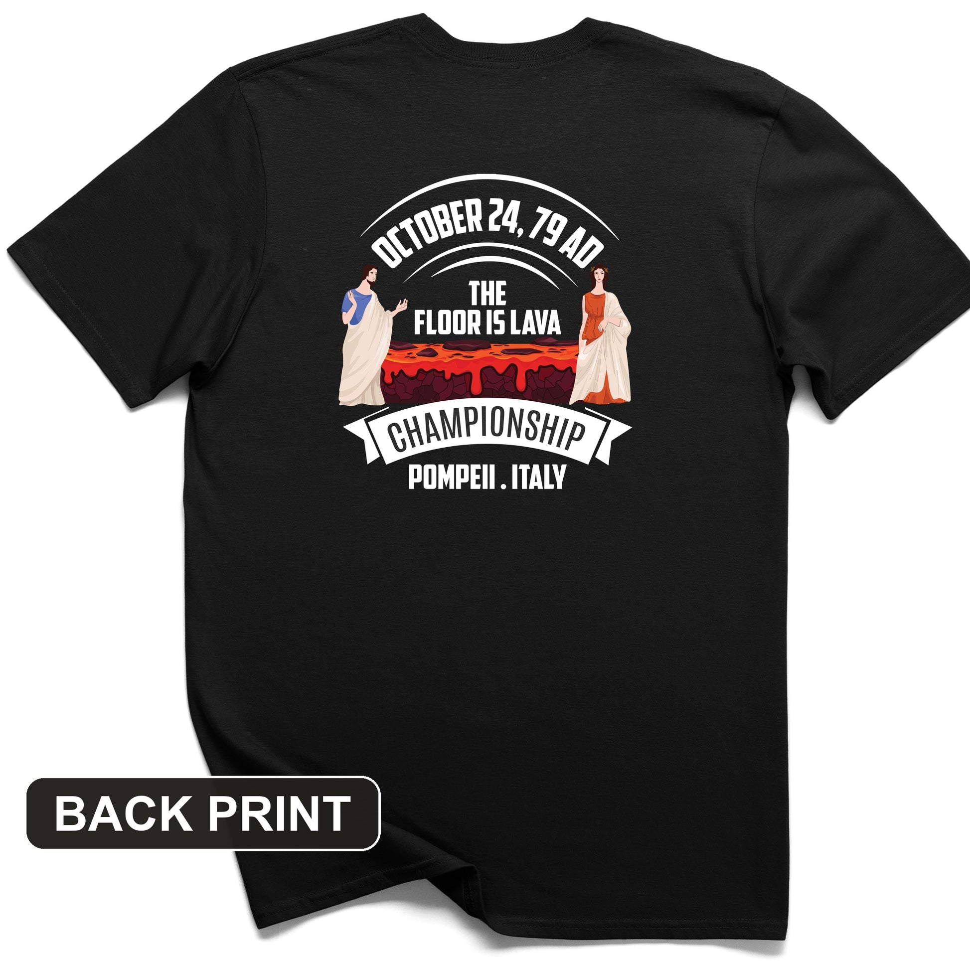 Floor is Lava Back Print T-Shirt