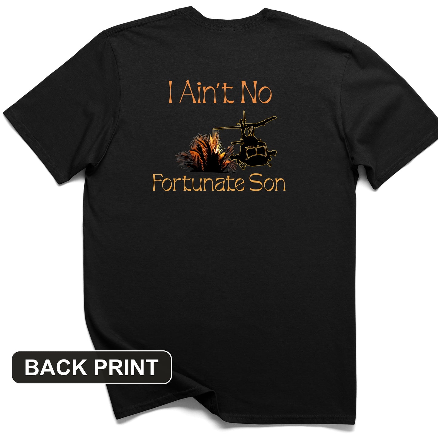 Fortunate Son Back Print T-Shirt