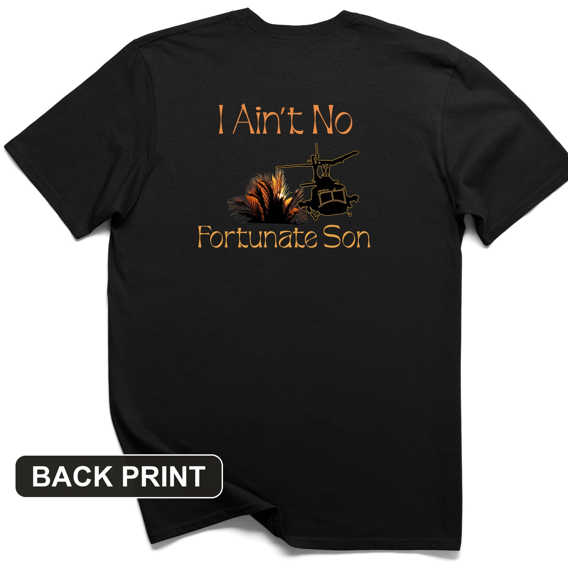 Fortunate Son Back Print T-Shirt