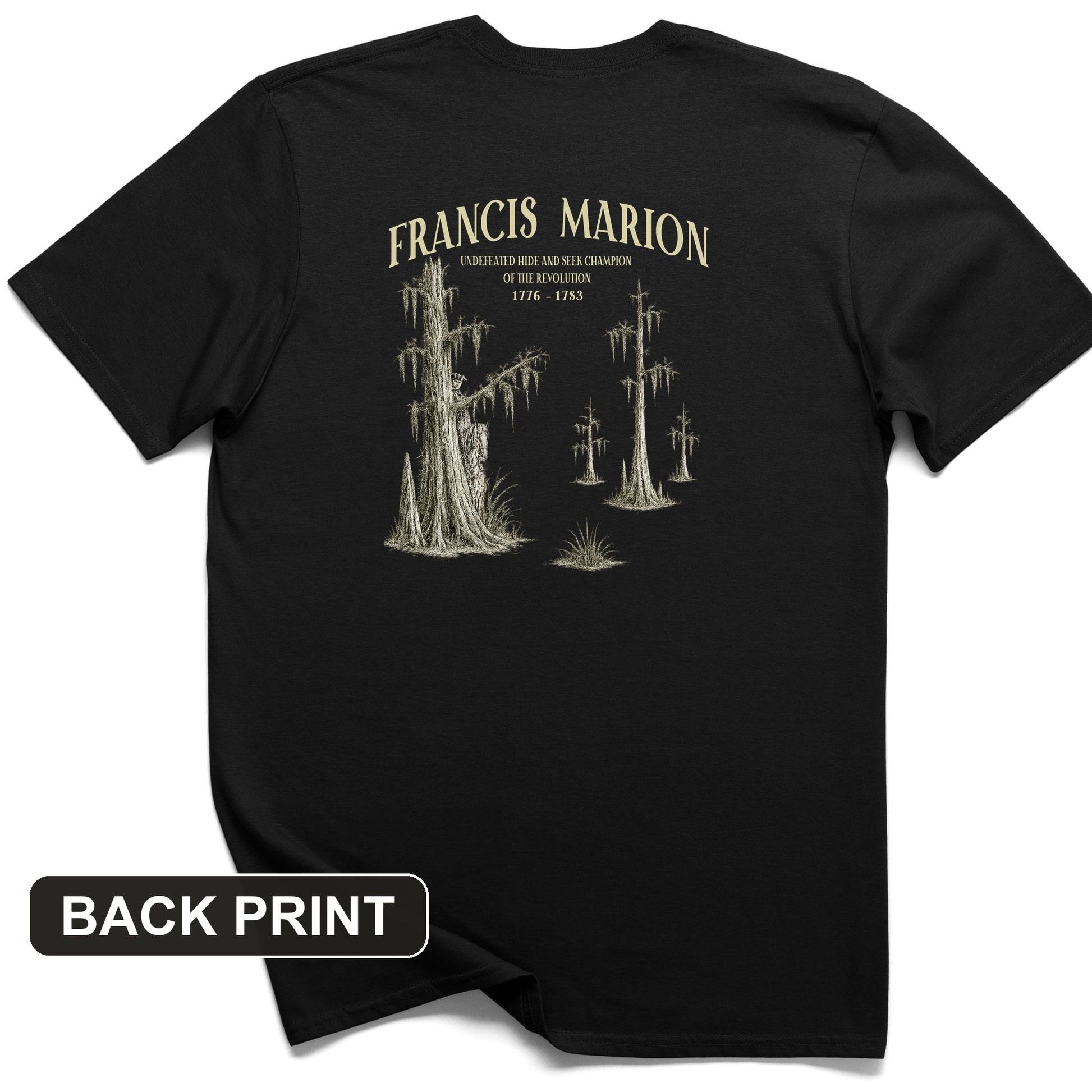 Francis Marion Back Print T-Shirt