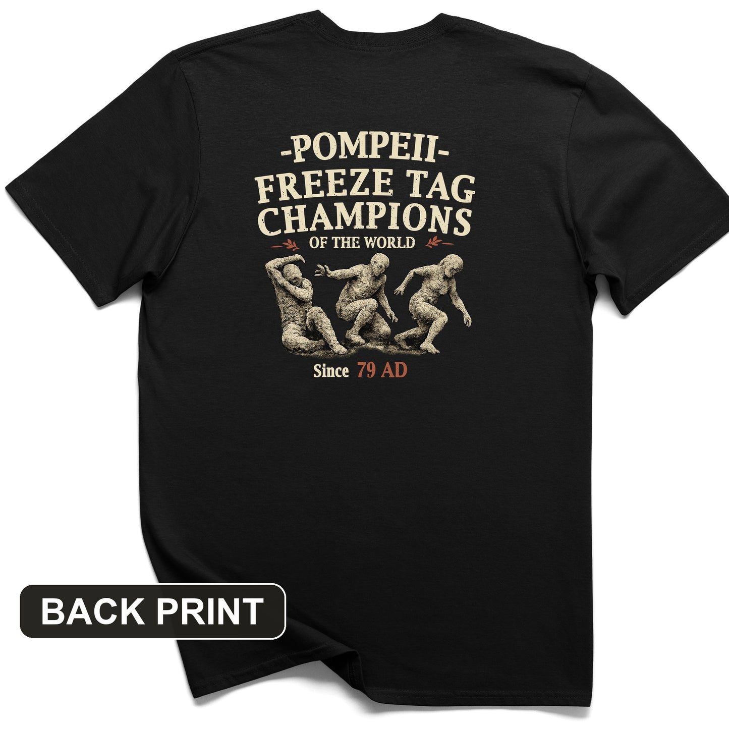 Freeze Tag Back Print T-Shirt