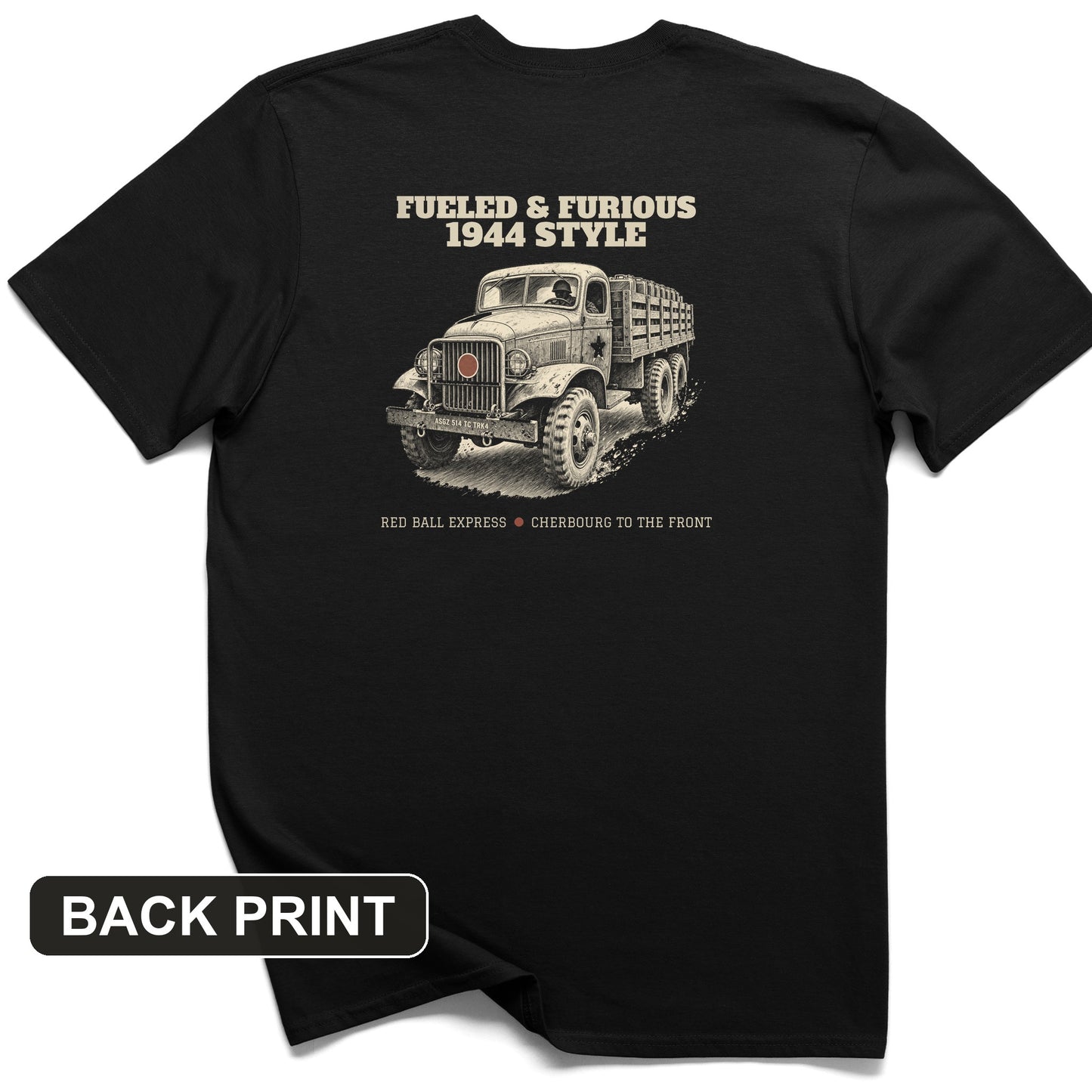 Fueled and Furious Back Print T-Shirt