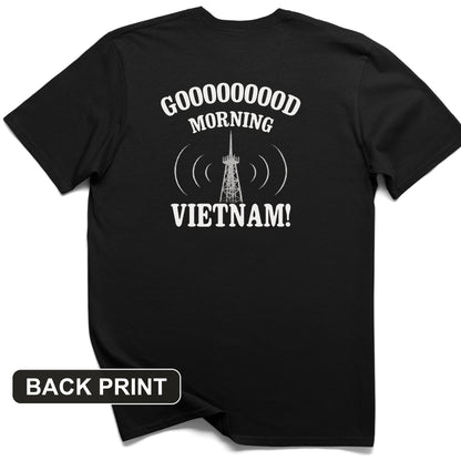 Good Morning Vietnam Back Print T-Shirt