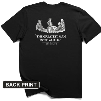Greatest Man Back Print T-Shirt