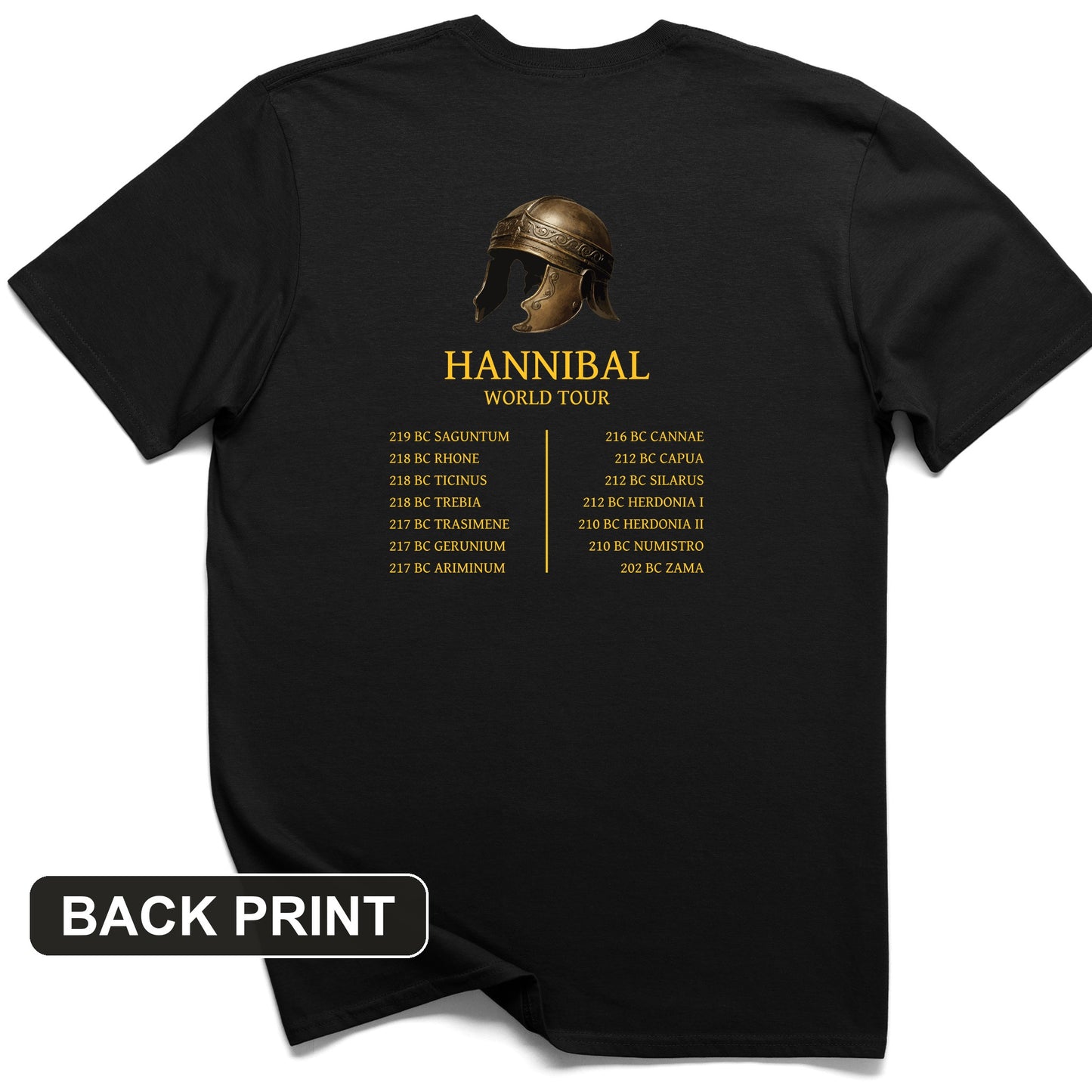 Hannibal World Tour Back Print T-Shirt