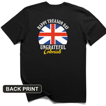 Happy Treason Day Back Print T-Shirt
